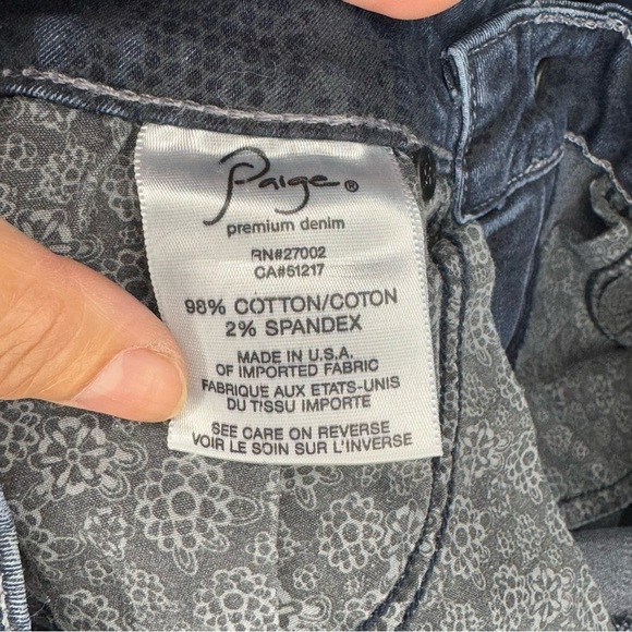 Paige Jeans Verdugo Jeggings Blue Skinny Jeans Modern Size 25 GuC - Picture 11 of 12